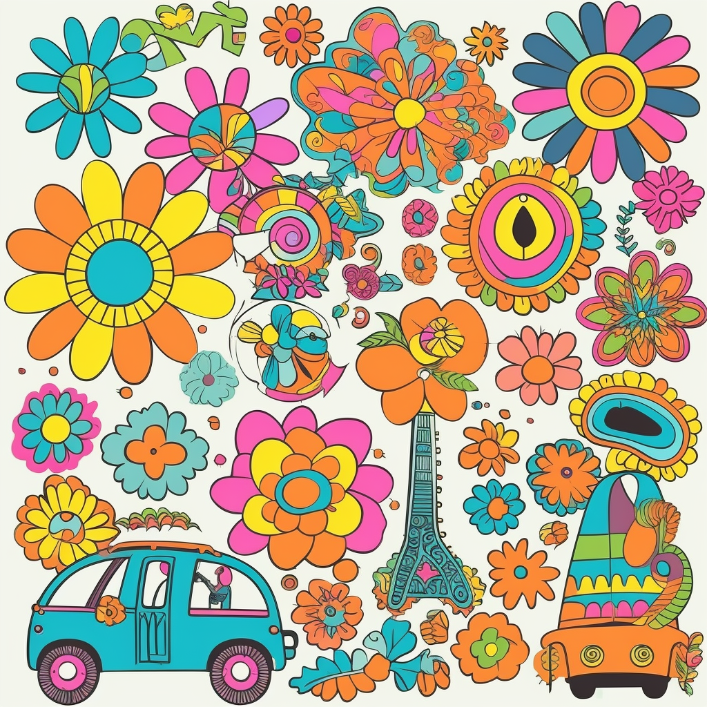 1960s cliparts