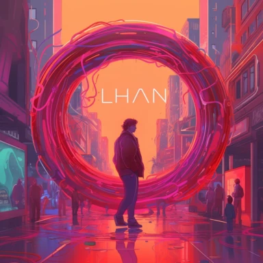 Human in the loop, clipart, concept illustration