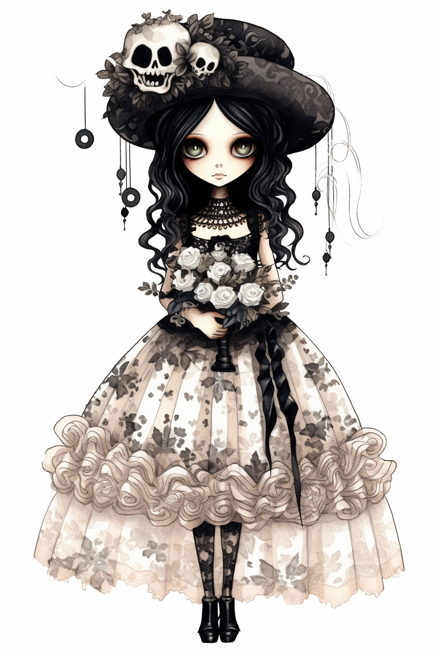 girl wedding cliparts