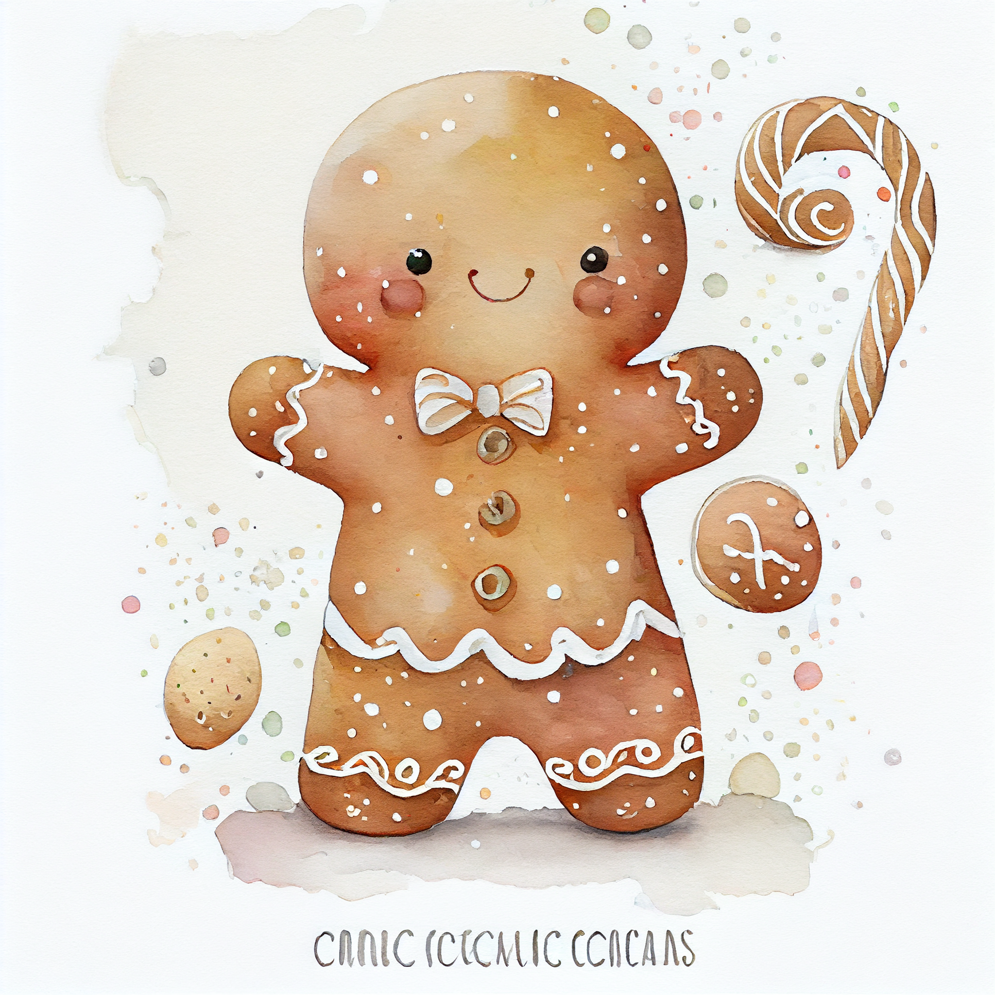 cute gingerbread cliparts