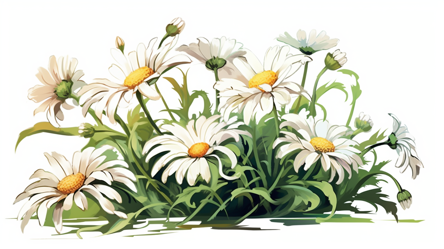 black daisy cliparts