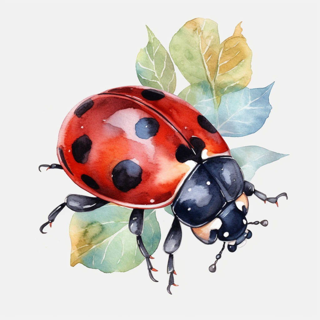 black and white ladybug clipart