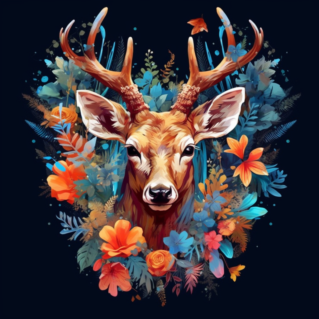 deer head cliparts