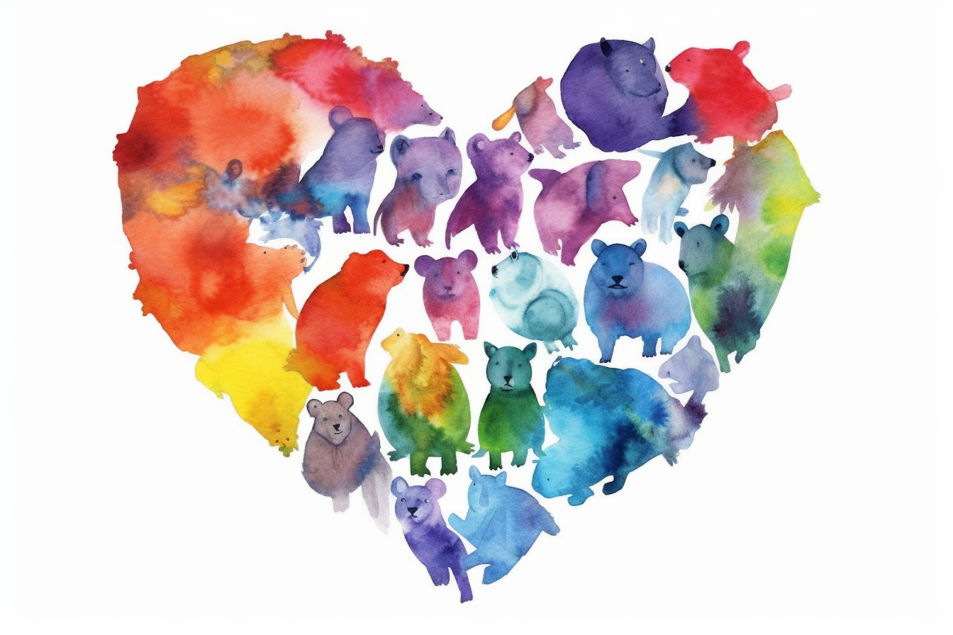 intertwined hearts cliparts