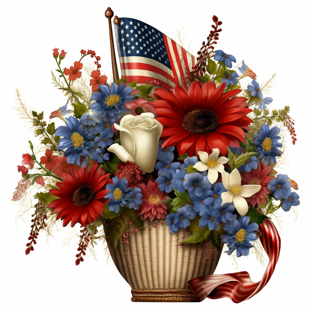 country flower cliparts