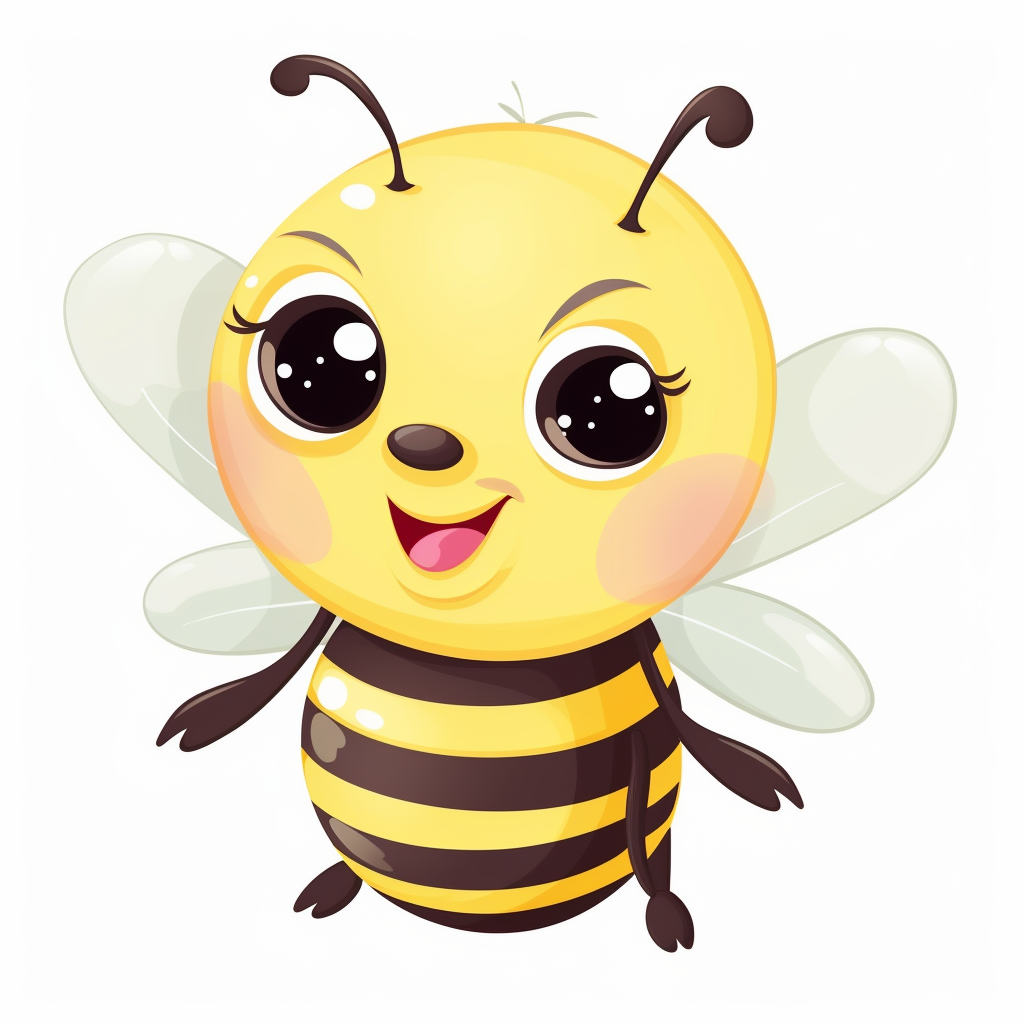 cute honeybee cliparts