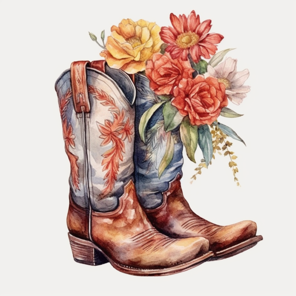 cliparts western boot