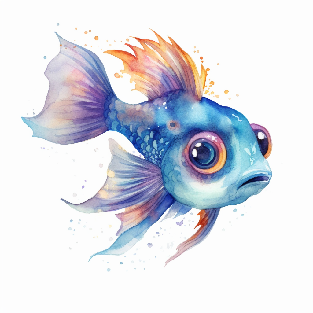 cute fish clipart