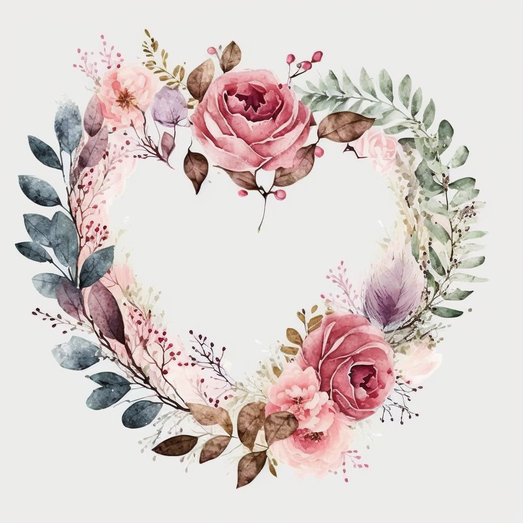 cliparts valentine wreath