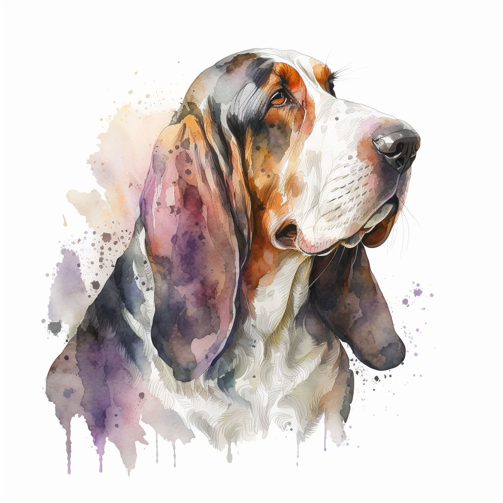 basset cliparts