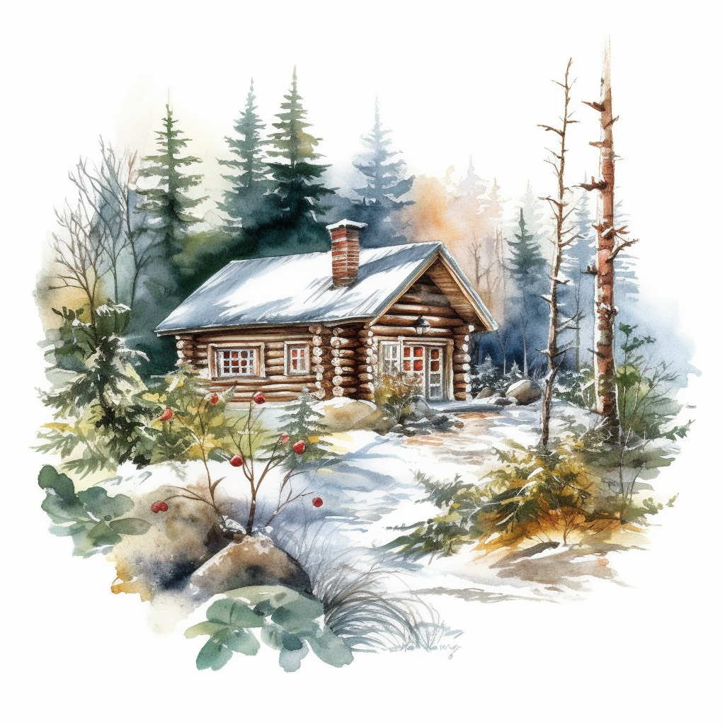 cabin clipart