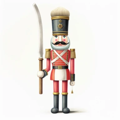 axel scheffler illustration style nutcracker, high definition, 8k, insanely detailed, fine detail, sharp focus, illustration, white background, isolated clipart vector