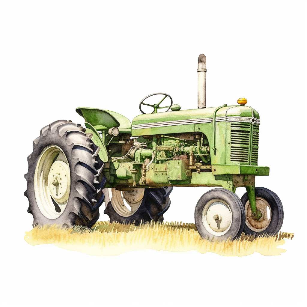 farm tractor clipart