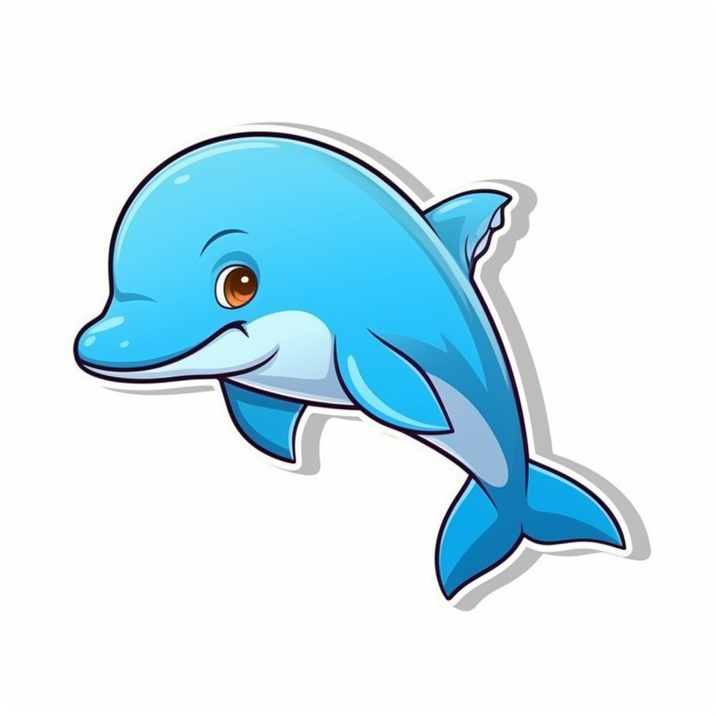 cute dolphin cliparts