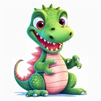 Baby Alligator Clipart