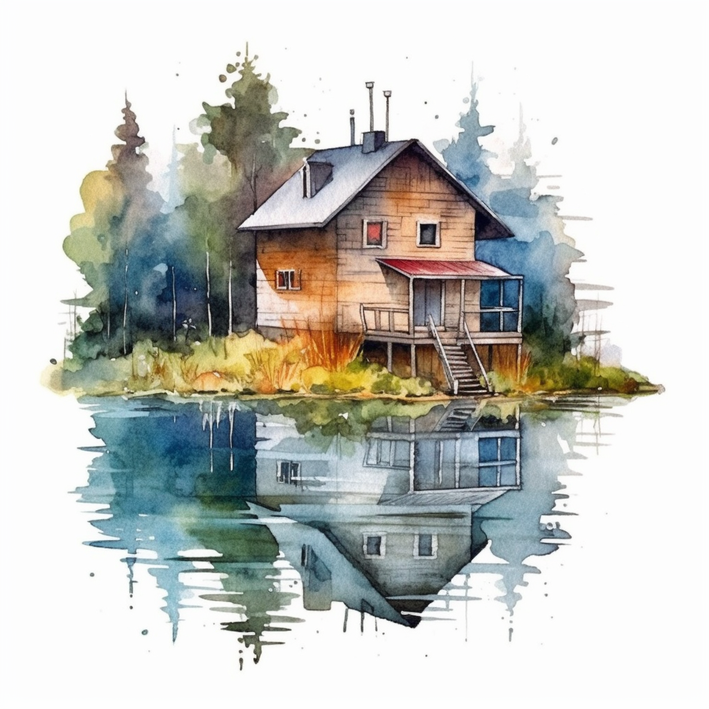 lake house cliparts