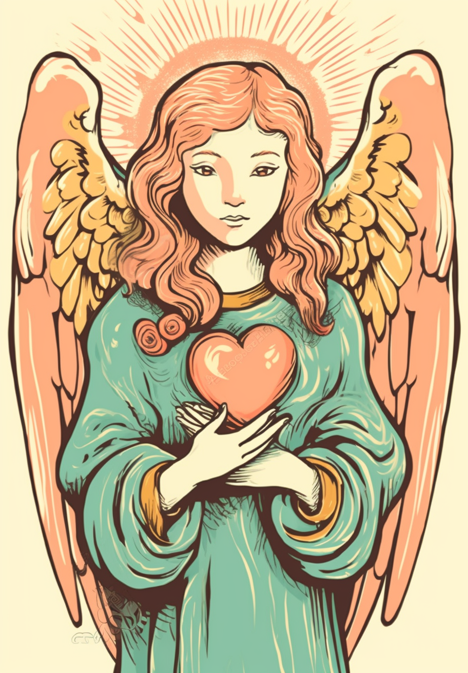 holding heart cliparts