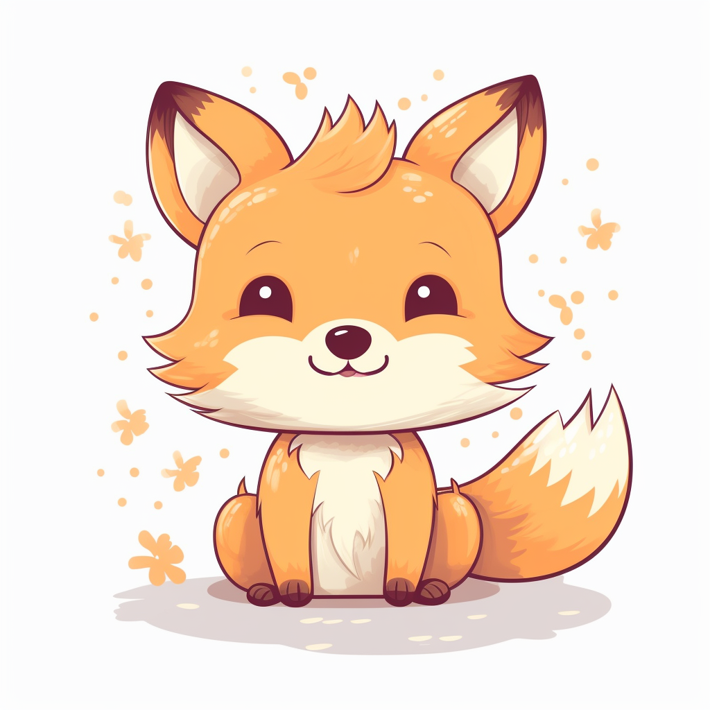 cute fox cliparts