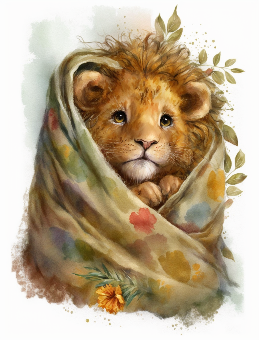 baby lion cliparts