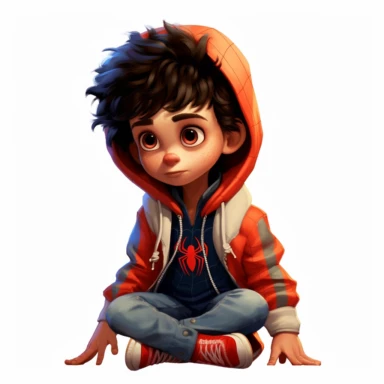 baby mayday parker, spider verse clipart