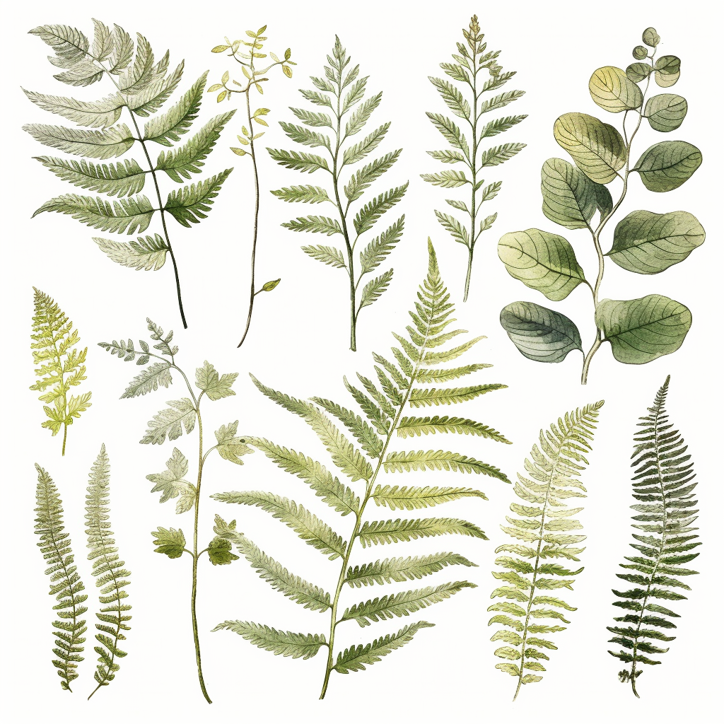 ferns cliparts