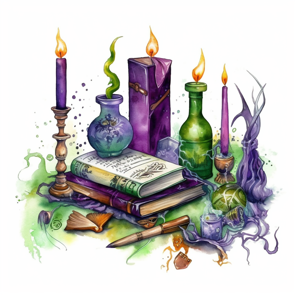 colorful scroll cliparts