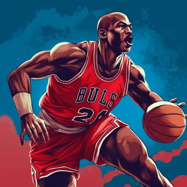 Michael Jordan playing basketball and doing a fade away shot, high details, 4K, movie clip, full body