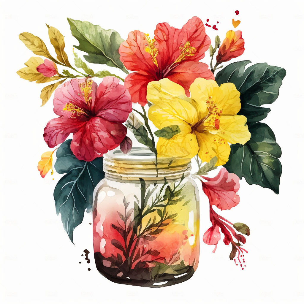 hibiscus flower clipart