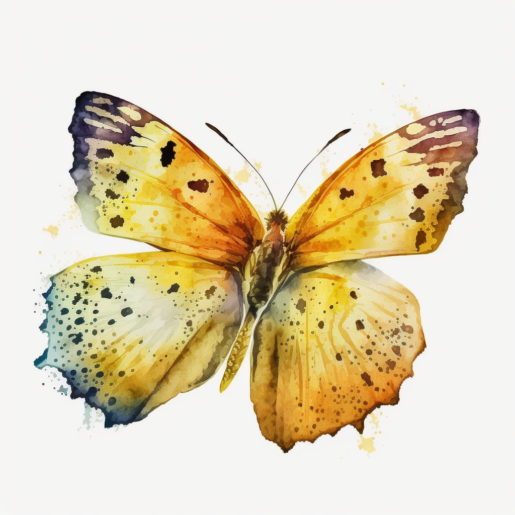 butterfly outline clipart