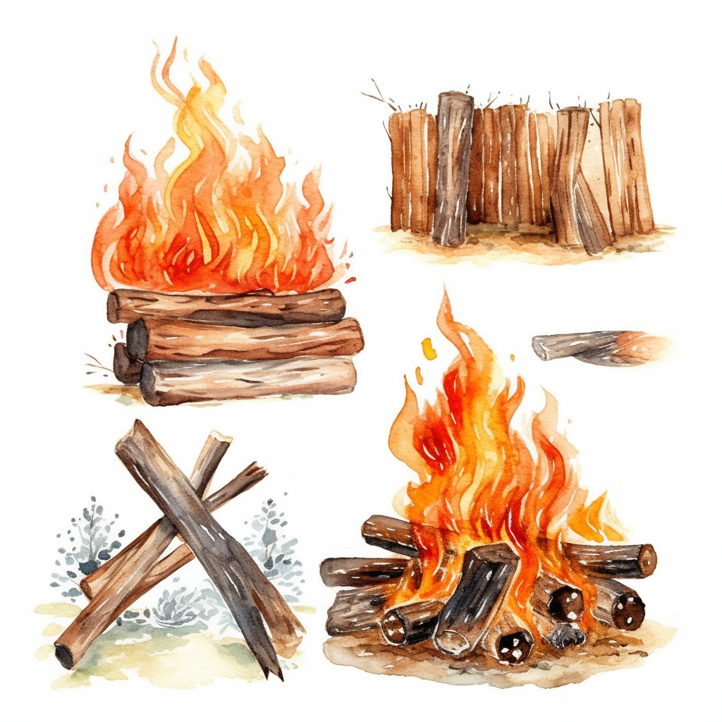 bonfire cliparts