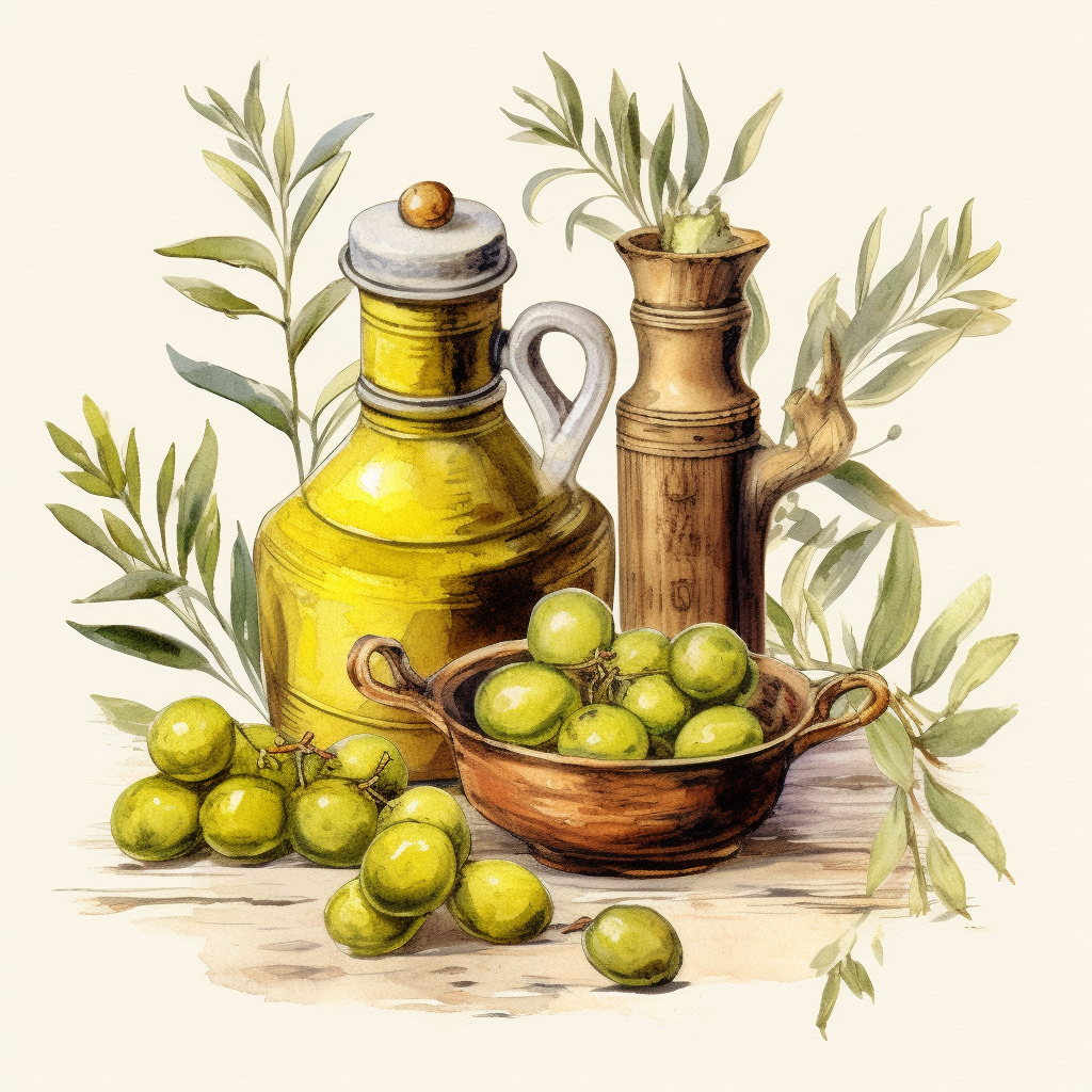 olive oil cliparts