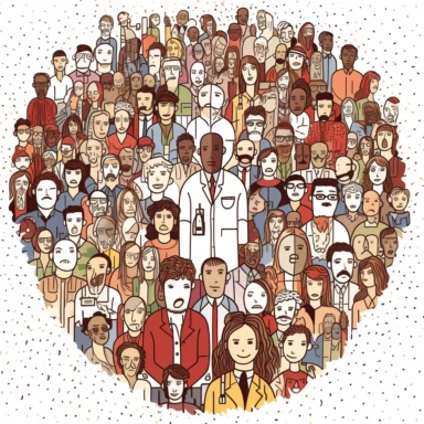 health of a mass of people clipart,