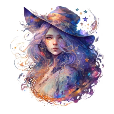 beautiful witch, watercolor clipart reading, in the style of the stars art group (xing xing), tanya shatseva, artgerm, Victor Nizovtsev, Josephine Wall, pastel colors scheme, charming character illustrations, cute cartoon, beautiful facial features, detailed costumes, lovely, uhd image, transparent/translucent medium, bloomcore, matte painting, white background, Nita Engle, Anne Kullberg, Yee Chong, Larissa Ria Loomans –seed 3485400104