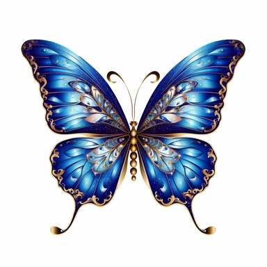 elegant butterfly clipart no background