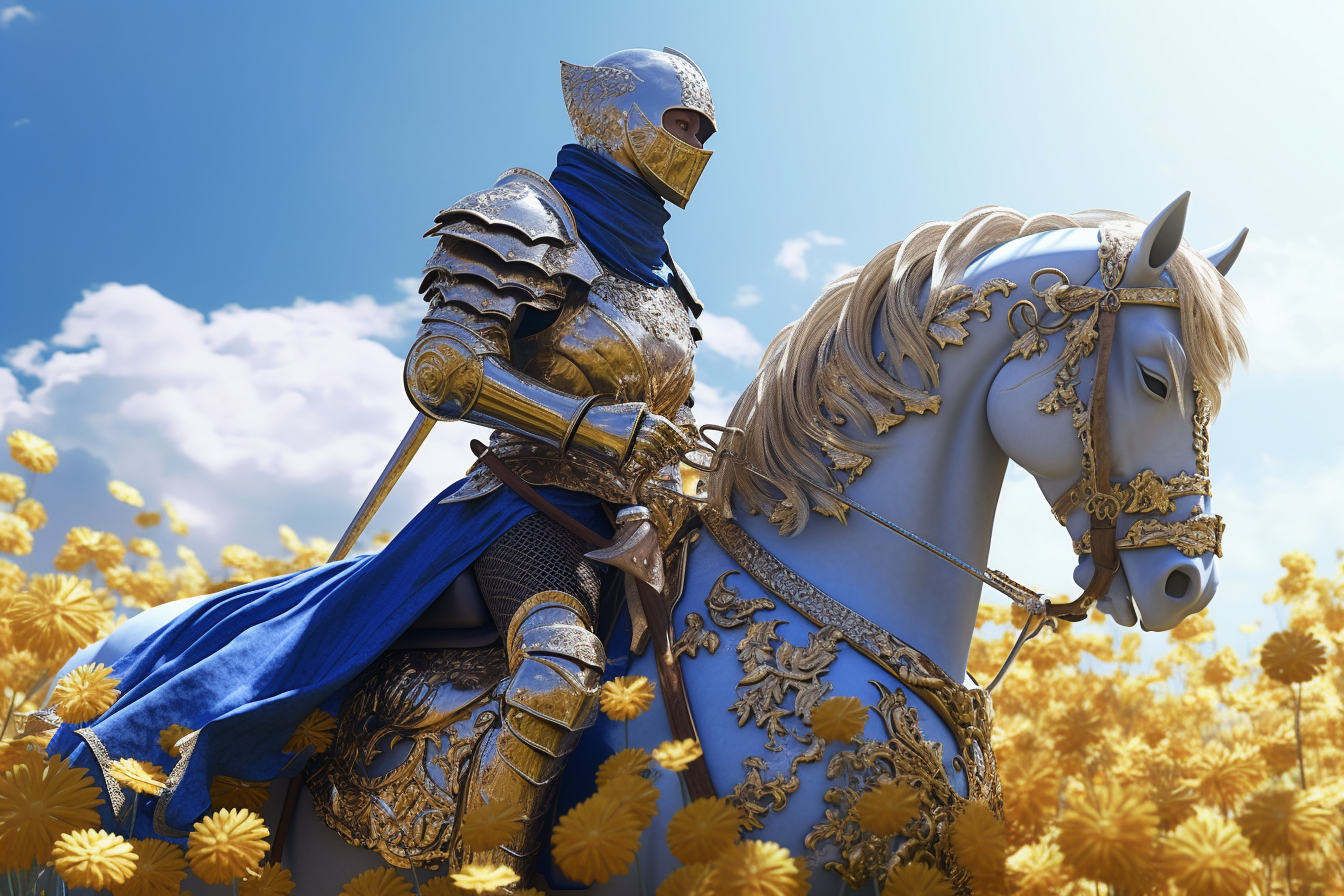 blue knight cliparts