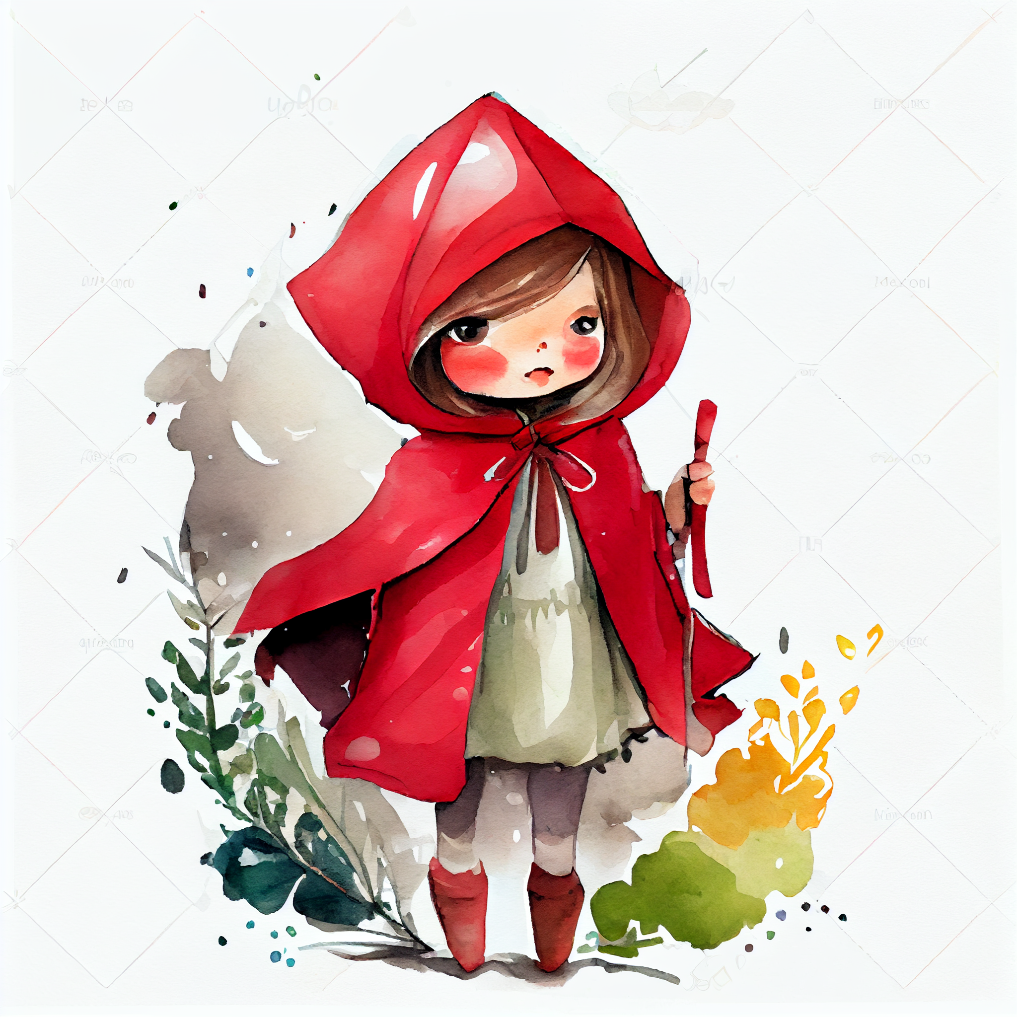 little red riding hood clipart