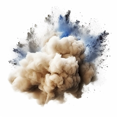 Clipart, A star being born in a dense cloud of dust and gas, hyperrealistic, hyper high definition