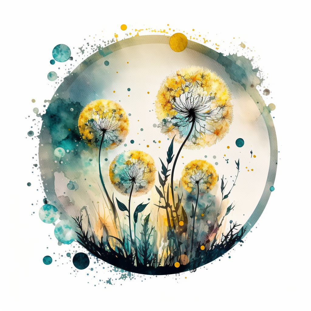 dandelions cliparts