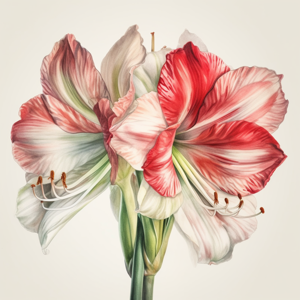amaryllis flower cliparts