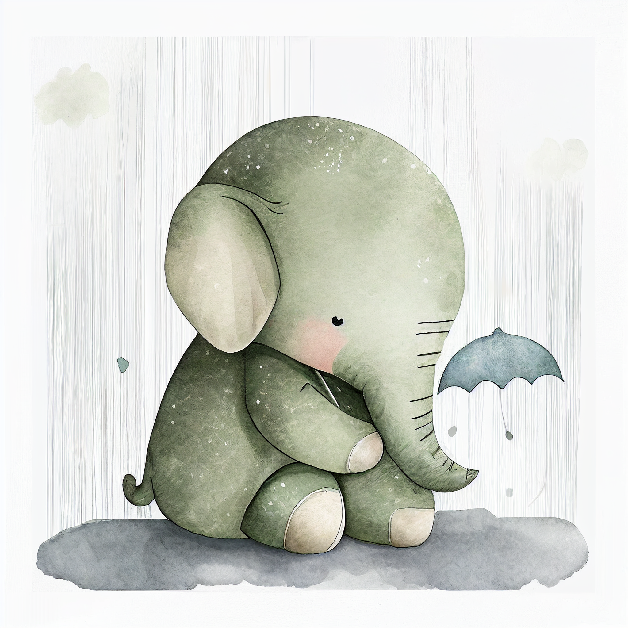 green elephant cliparts