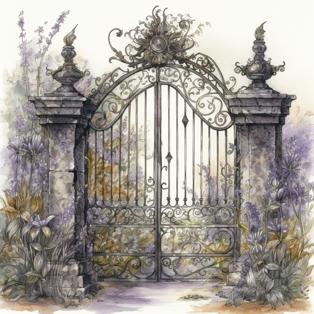 iron gate cliparts