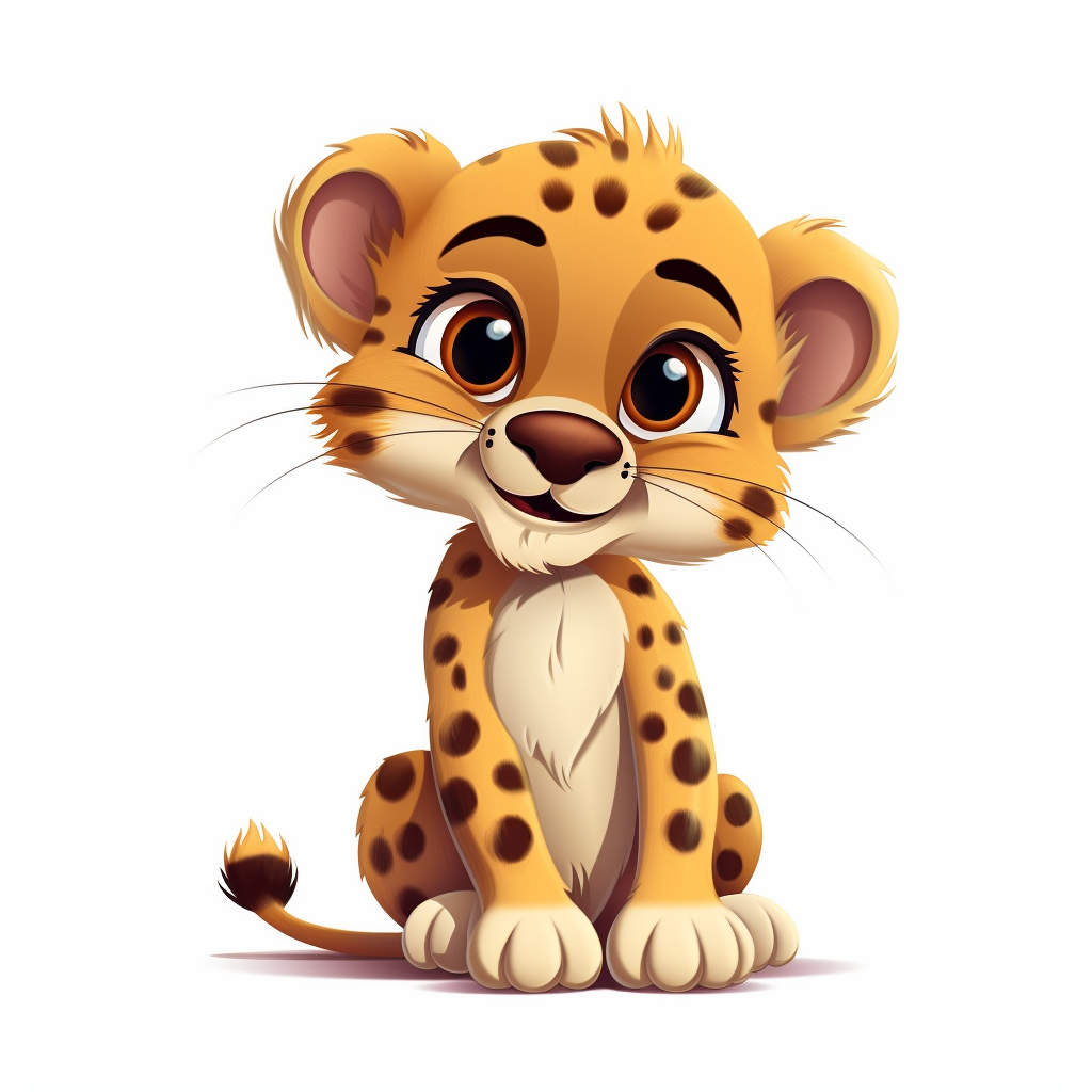 cheetah clipart