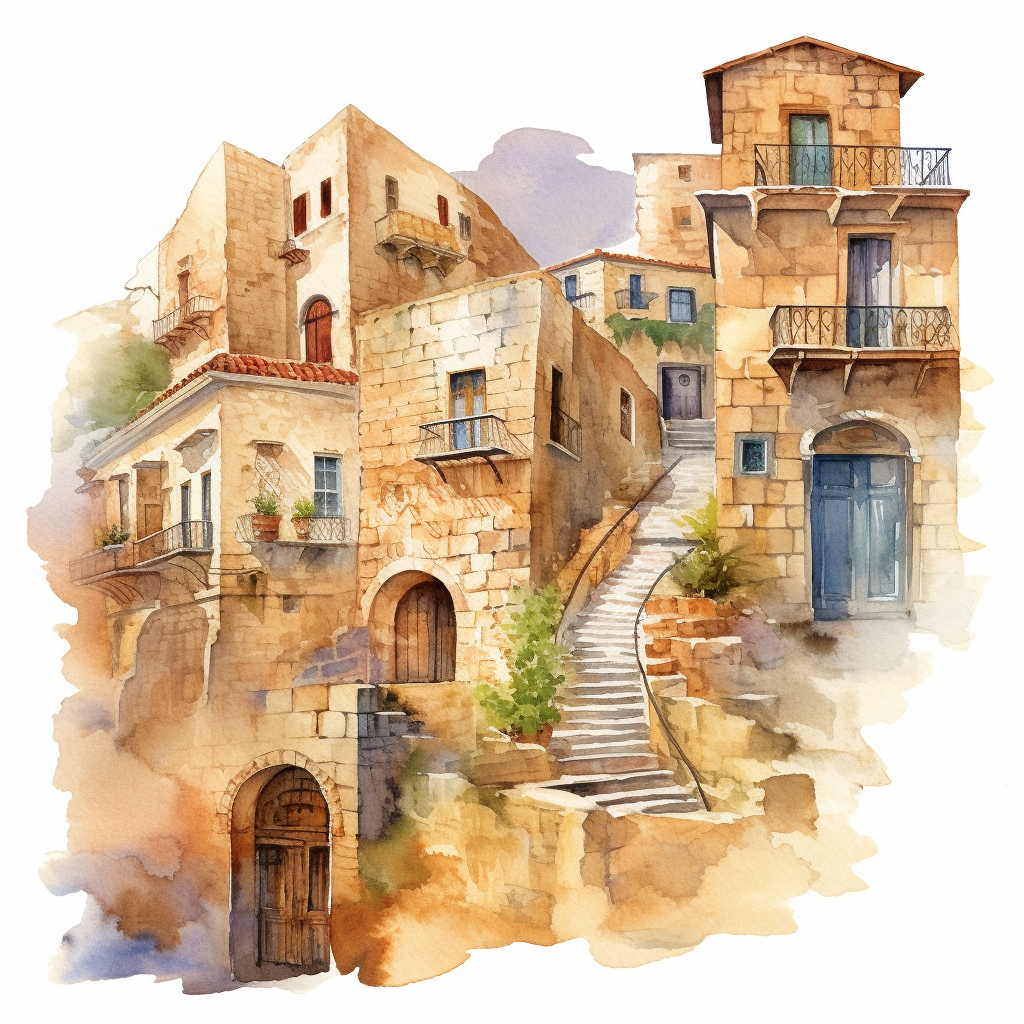 historic houses cliparts