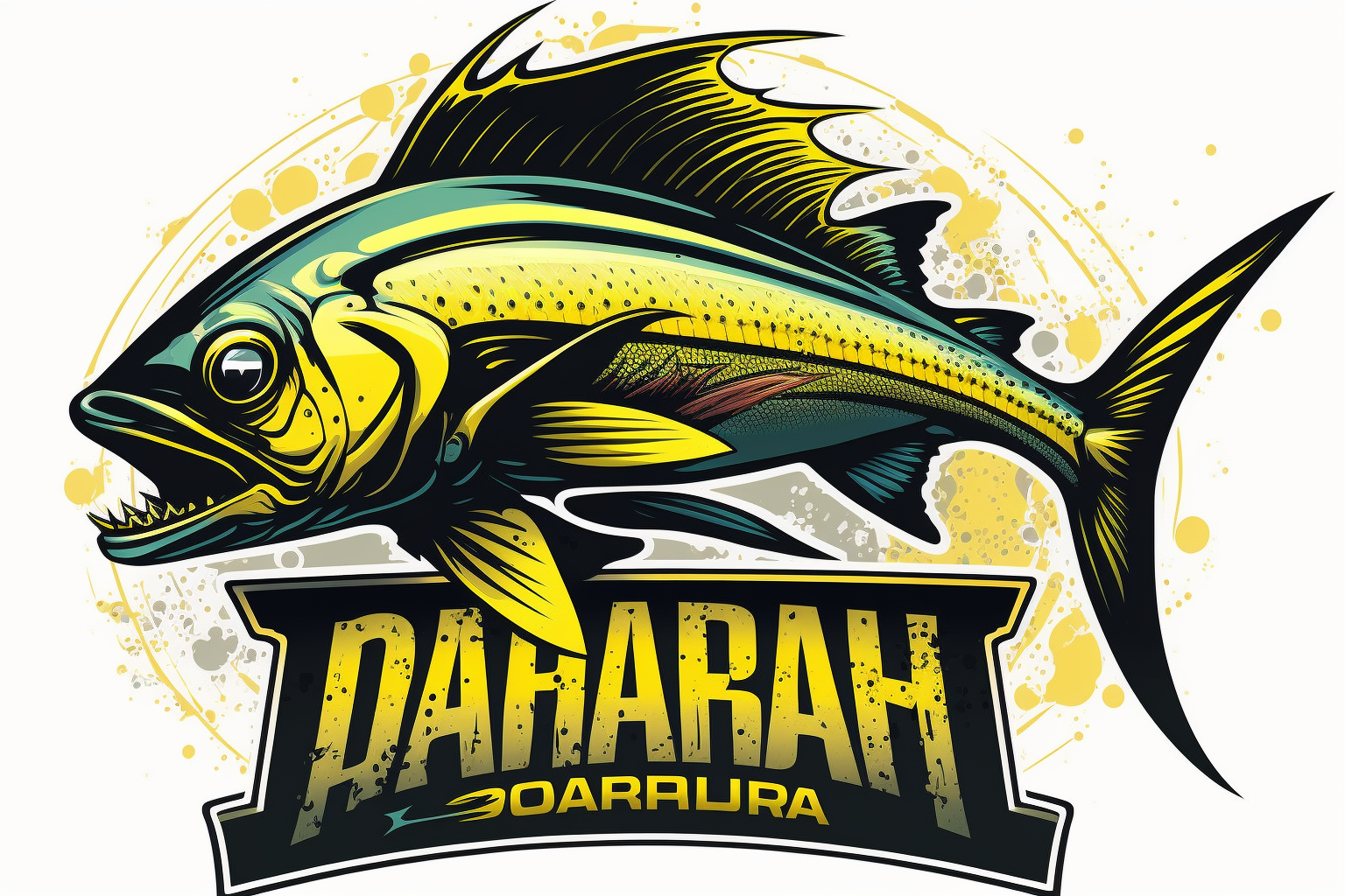 Dorado Trophy fish, Mahi Mahi with rounded head , dynamic sports ...