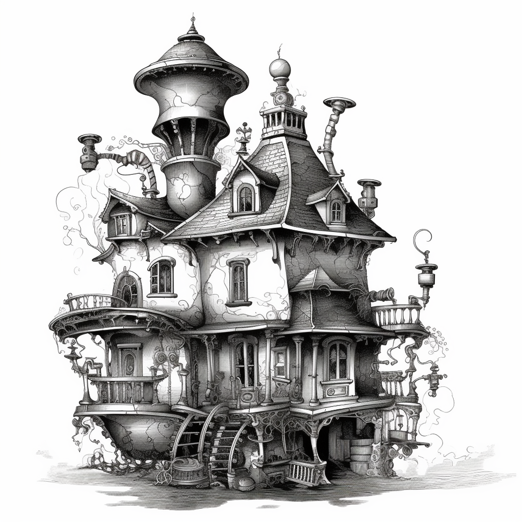 horror house cliparts