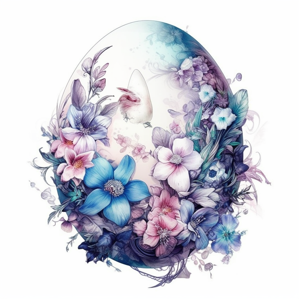 blue egg cliparts