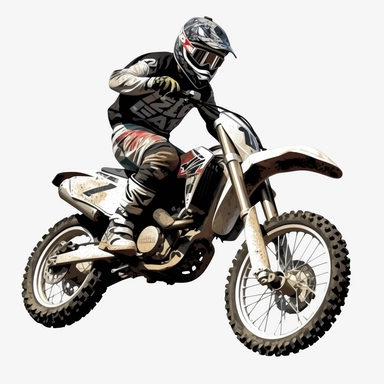 dirt bike with no rider clipart white background no font