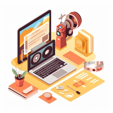 turn article into video, clipart
