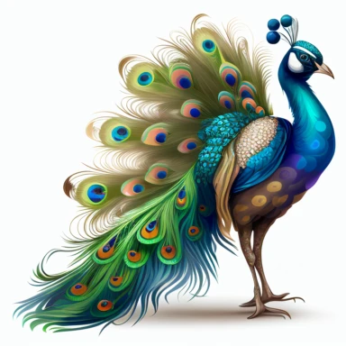 cute clipart png peacock sticker clean background high resolution