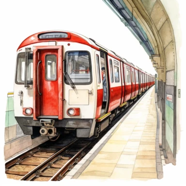 london underground UK, watercolour illustration clipart, extremely detailed, 4k, high quality, isolated on white background - Image #2 <@1098423716465102849>
